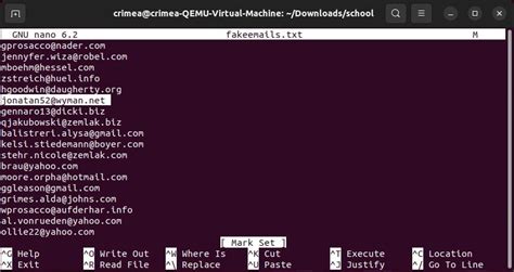 gnu nano 2.9.3.